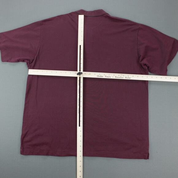 Titleist by Corbin Polo Shirt Mens XL Maroon Pine Isle CC Vintage 80s Golf - Picture 4 of 6